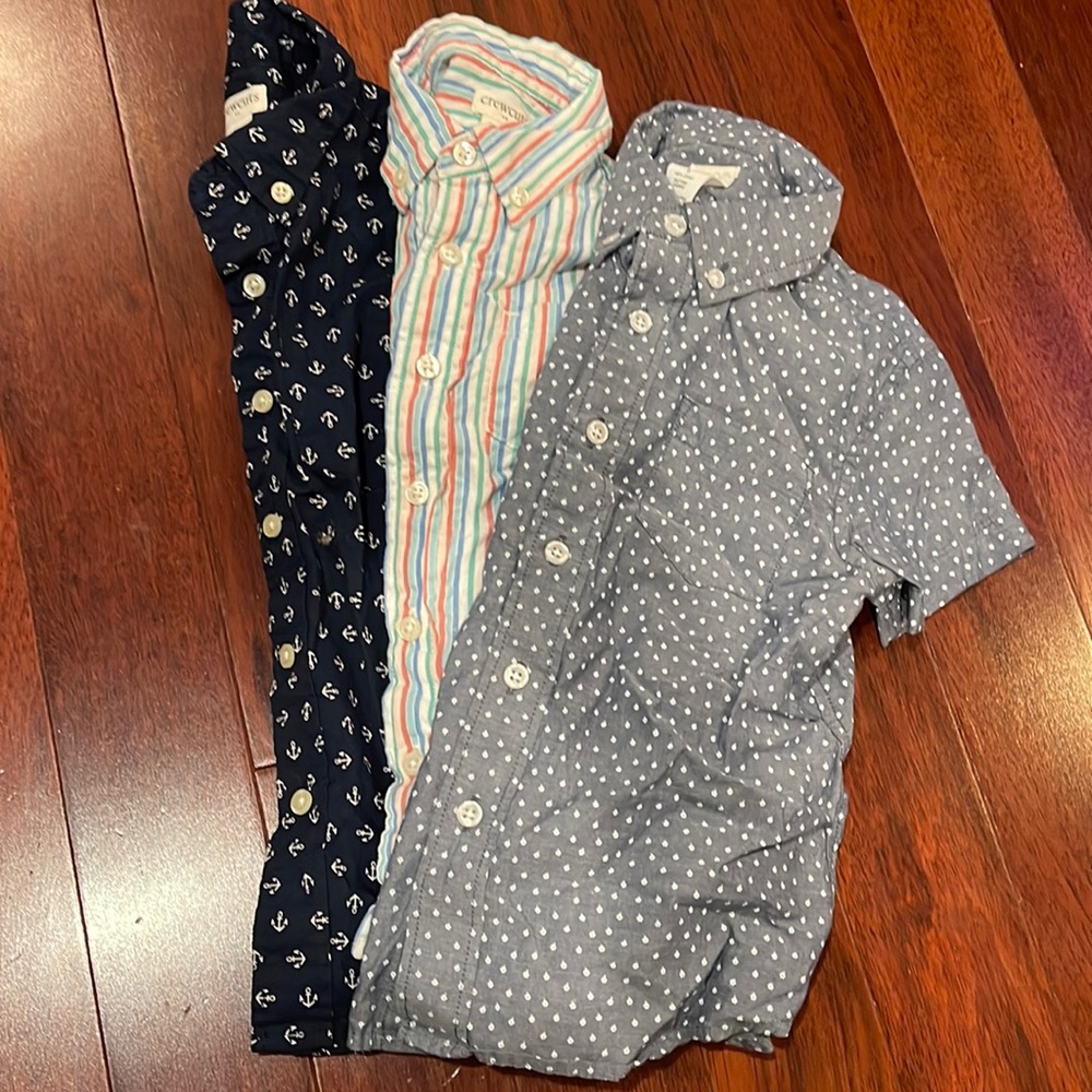 3 short sleeve button downs, one wear?!